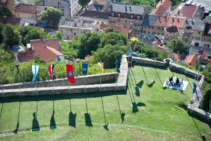 Knin Fortress, photograph from the 2011 anniversary commemoration