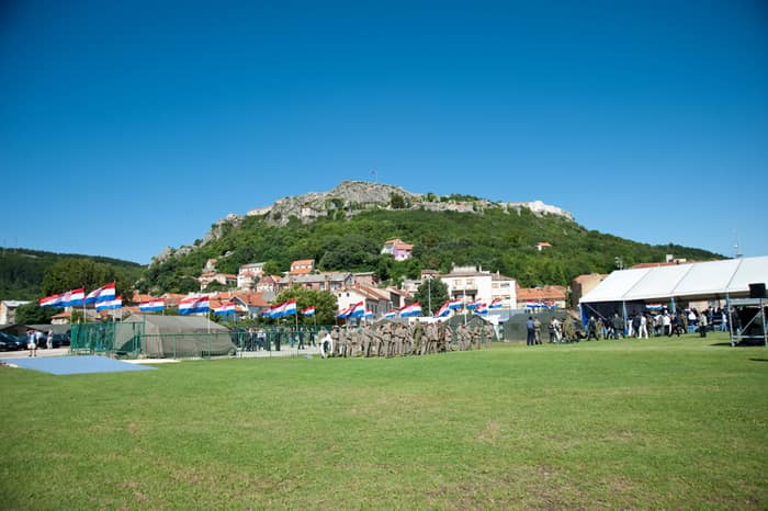 Third photograph from the 2011 commemoration in Knin