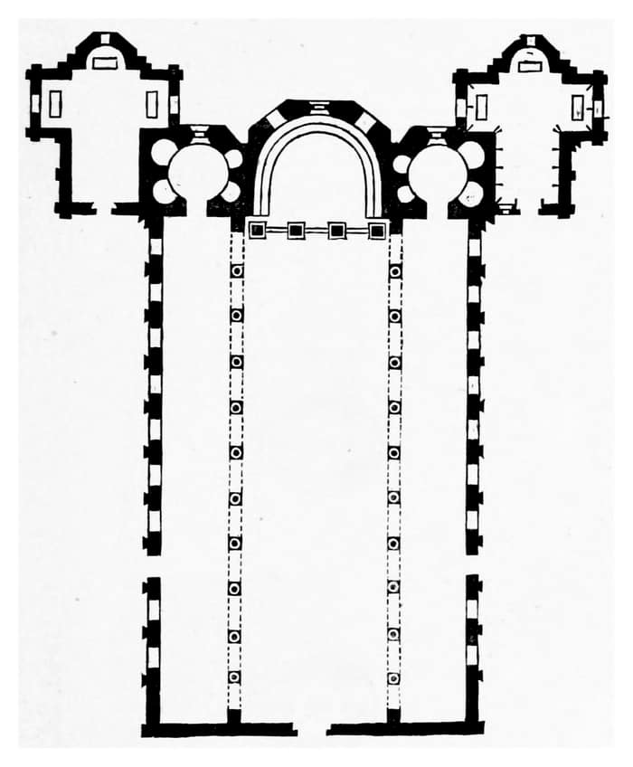 Page of the 1876 book Notizie storiche di Pola with a drawing connected to the chapel