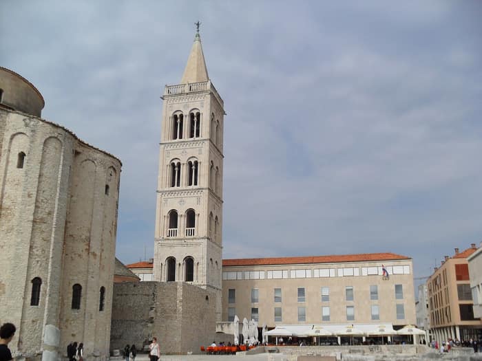 Second view of Zadar's old town, photographed in April 2011