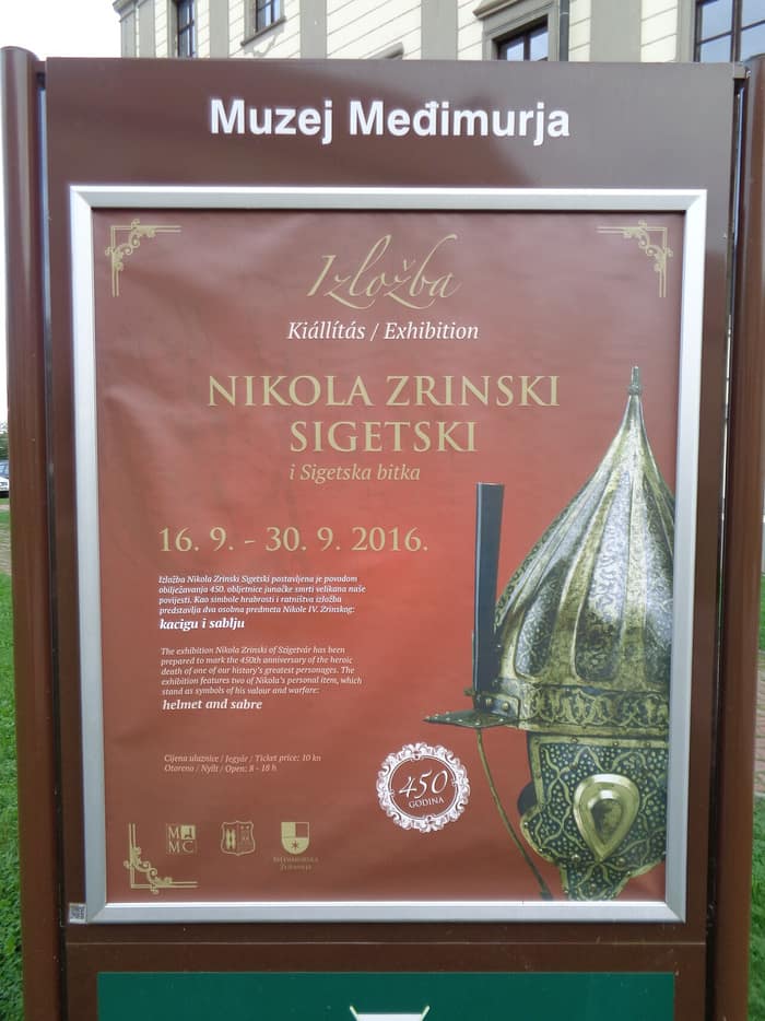 Mostra per il 450º anniversario della battaglia di Szigetvár a Čakovec