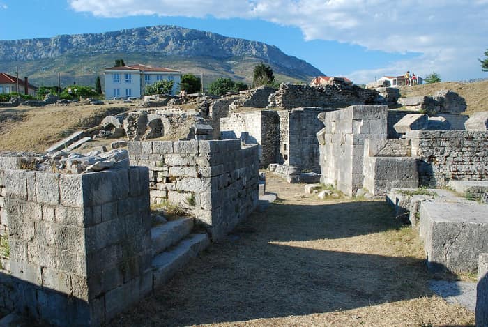 Rovine dell'antica città romana di Salona, veduta 2
