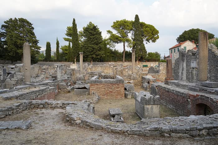 Il sito archeologico dell'antica Salona a Solin
