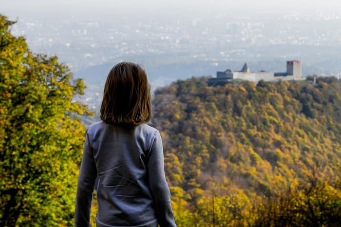Vue sur les environs depuis Medvedgrad