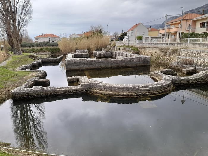 Ruins of the Hollow Church, the Basilica of Saint Peter and Moses, in Solin