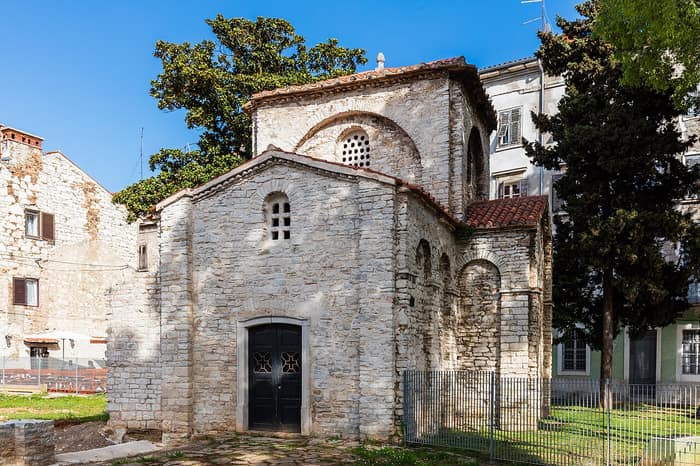 Chapel of Santa Maria Formosa in Pula, photographed in 2017