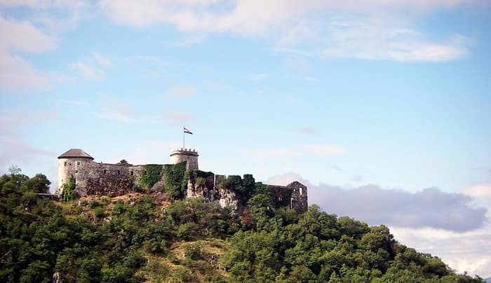 Trsat Castle in a general view