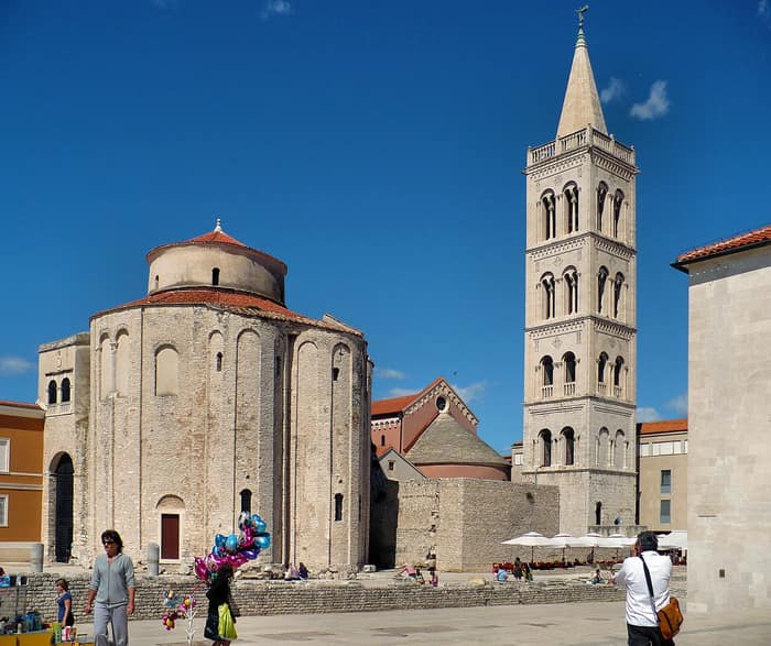 The Church of St Donatus in Zadar, seen from outside