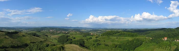 Pogled prema Bosni s tvrđave Cetin