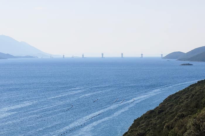 La costruzione del ponte di Sabbioncello