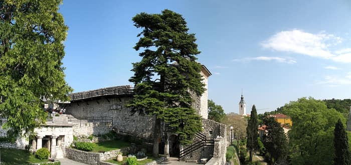 Another view of the walls of Trsat Castle
