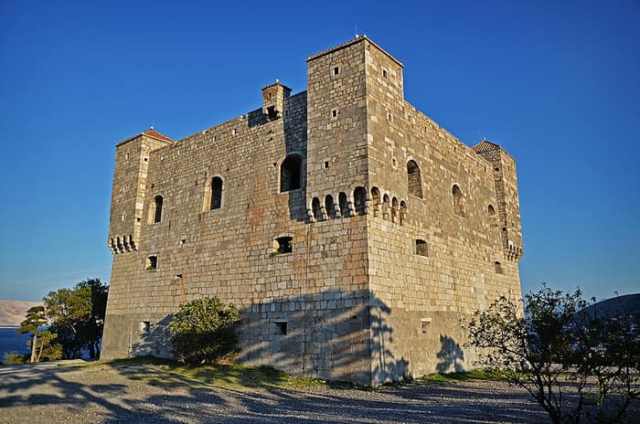 Nehaj Fortress on its hill above Senj