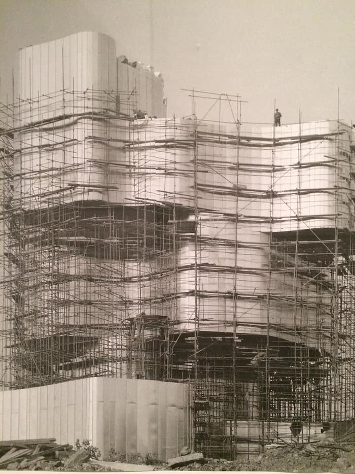 The monument on Petrova Gora under construction
