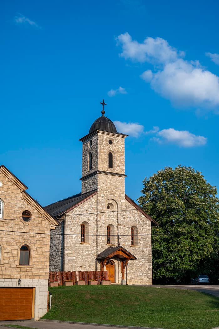 Seconda veduta del monastero di Krupa