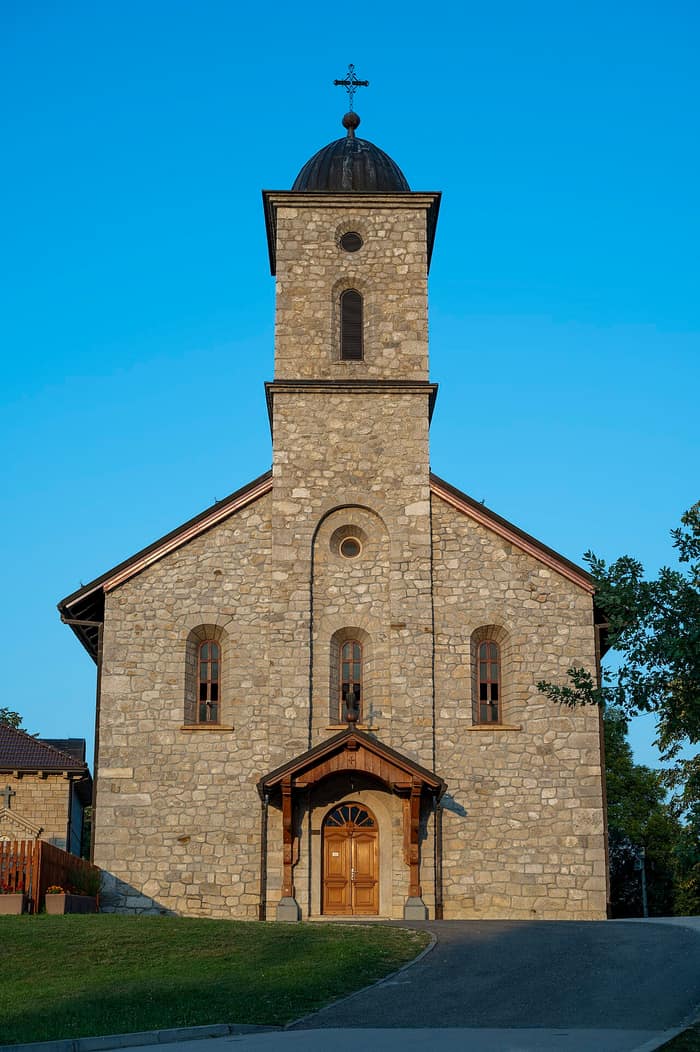 Quarta veduta del monastero di Krupa