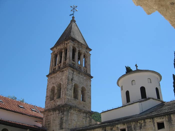 The church of the Archangel Michael at Krka Monastery in central Dalmatia