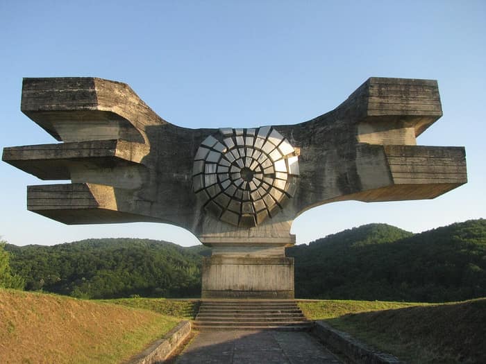 Das Denkmal für den Aufstand der Einwohner von Moslavina