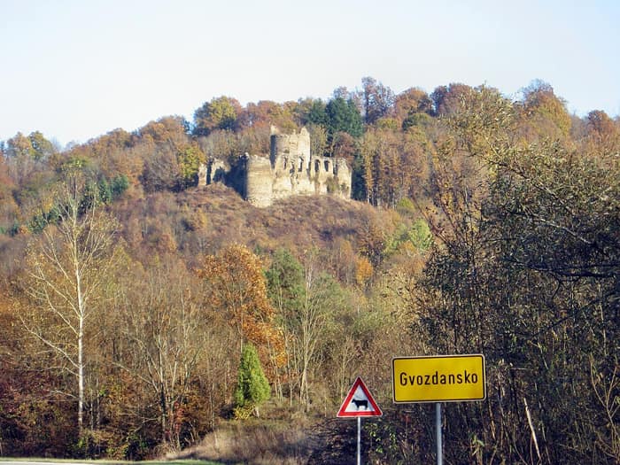 Panoramablick auf die Festung Gvozdansko
